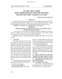 Tổ chức hoạt động phát triển ngôn ngữ cho trẻ mầm non theo hướng 'Học với động cơ chơi'