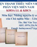 Bài giảng Nguyên lý cơ bản của CN Mác-Lênin - Chương 9: Chủ nghĩa xã hội hiện thực và triển vọng