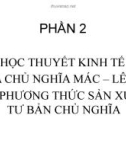 Bài giảng Những nguyên lý cơ bản của CN Mác-Lênin - Chương 4: Học thuyết giá trị