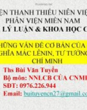 Bài giảng Những vấn đề cơ bản của chủ nghĩa Mác-Lênin, tư tưởng Hồ Chí Minh - Bài 1: Những vấn đề cơ bản của chủ nghĩa duy vật biện chứng