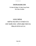 Giáo trình Những nguyên lý cơ bản của chủ nghĩa Mác-Lênin (Học phần II): Phần 1