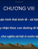 Bài giảng Triết học (cao học): Chương VIII (tt)