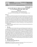 Lỗi sắp xếp trật tự trong ngữ đoạn danh từ của người Hàn Quốc học tiếng Việt