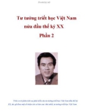 Tư tưởng triết học Việt Nam nửa đầu thế kỷ XX Phần 2