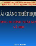 Tài liệu Hình thái kinh tế - xã hội