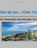 Tỉnh Bà Rịa – Vũng Tàu: Thông tin tham khảo cho nhà đầu tư Nhật Bản