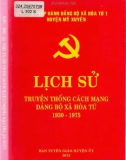 Ebook Lịch sử truyền thống cách mạng Đảng bộ xã Hoà Tú (1930-1975): Phần 1