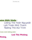 Giáo án điện tử môn sinh vật: Sinh sản vô tính ở sinh vật