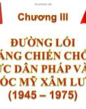 Bài giảng Đường lối cách mạng Đảng Cộng sản Việt Nam: Chương 3