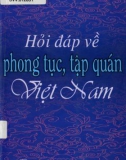 Phong tục và tập quán Việt Nam: Phần 1