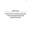 Ebook Tuyên ngôn của Đảng cộng sản giá trị lý luận và thực tiễn trong thời đại ngày nay: Phần 2