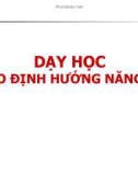 Bài giảng Dạy học theo định hướng năng lực