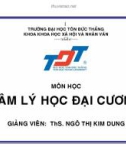 Giáo trình tâm lý học đại cương - Ngô Thị Kim Dung