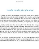 TRUYỀN THUYẾT BÀ CHÚA NGỌC