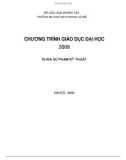 Chương trình giáo dục đại học năm 2008