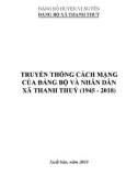 Ebook Truyền thống cách mạng của Đảng bộ và nhân dân xã Thanh Thủy (1945-2018)