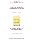 PHÂN TÍCH VÀ ĐÁNH GIÁ - QUẢNG CÁO TRUYỀN HÌNH TRONG KINH TẾ THỊ TRƯỜNG - 1