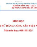 Bài giảng Lịch sử Đảng Cộng sản Việt Nam: Chương 3 - Đảng lãnh đạo xây dựng đất nước trong thời kỳ quá độ lên CNXH (1975-2018) (2023)