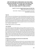 Một số kiến nghị nhằm nâng cao khả năng tham gia nghiên cứu khoa học của sinh viên Khoa Tài chính - Thương mại tại Trường Đại học Công nghệ TP.HCM (HUTECH)