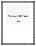 Nghề xưa ở đất Thăng Long