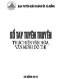 Sổ tay Tuyên truyền thực hiện văn hóa, văn minh đô thị