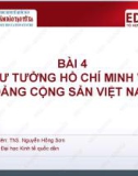 Bài giảng Tư tưởng Hồ Chí Minh: Bài 4 - ThS. Nguyễn Thị Bích Thủy