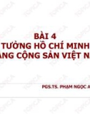 Bài giảng Tư tưởng Hồ Chí Minh: Bài 4 - PGS.TS. Phạm Ngọc Anh