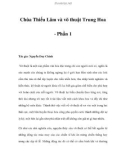 Chùa Thiếu Lâm và võ thuật Trung Hoa - Phần 1