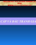 Bài giảng Giai cấp và đấu tranh giai cấp