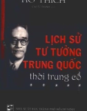 Trung Quốc thời trung cổ và Lịch sử tư tưởng: Phần 1