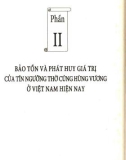 Phong tục tín ngưỡng thờ cúng Hùng Vương của dân tộc Việt Nam: Phần 2