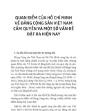 Ebook Hồ Chí Minh đồng hành cùng dân tộc: Phần 2