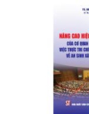 Ebook Nâng cao hiệu quả giám sát của cơ quan dân cử đối với việc thực thi chính sách, pháp luật về an sinh xã hội ở Việt Nam