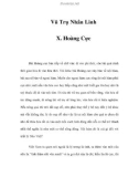 Vũ Trụ Nhân Linh - X. Hoàng Cực