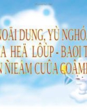 Hệ lớp - bài của Kômenski