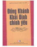 Đồng Khánh Khải Định chính yếu - Quốc sử quán triều Nguyễn