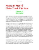 Những Bí Mật Về Chiến Tranh Việt Nam - Chương 22 Đồi Capitol