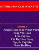 LỊCH SỬ PHILIPPIN GIAI ĐOẠN 1762 - 1872