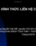 Bài giảng Các hình thức liên hệ cử tri - Nguyễn Văn Mễ