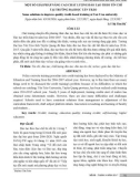 Một số giải pháp nâng cao chất lượng đào tạo theo tín chỉ tại trường Đại học Tân Trào