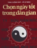 chọn ngày tốt trong dân gian: phần 1