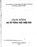 Cách dùng hư từ tiếng Việt hiện đại