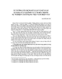 Tư tưởng xây dựng kỷ luật và kỷ luật tự giác của V.I.Lenin và ý nghĩa trong sự nghiệp cách mạng Việt Nam hiện nay