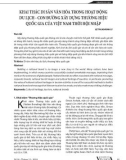 Khai thác di sản văn hóa trong hoạt động du lịch - con đường xây dựng thương hiệu quốc gia của Việt Nam thời hội nhập