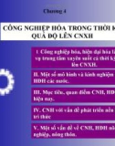 Bài giảng Lịch sử các học thuyết kinh tế - Chương 4