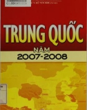 Nghiên cứu Trung Quốc năm 2007 - 2008: Phần 1