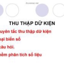 Bài giảng Thu thập dữ liệu