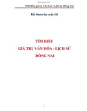 Tìm hiểu giá trị Văn hóa - Lịch sử Đồng Nai