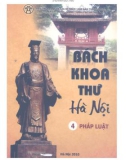 Khám phá bách khoa thư Hà Nội (Tập 4: Pháp luật): Phần 1