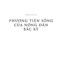 người nông dân châu thổ bắc kỳ - nghiên cứu địa lý nhân văn: phần 2